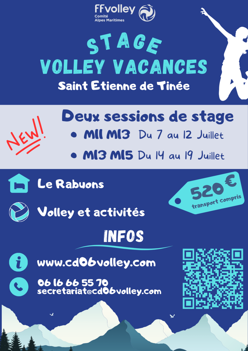 Stage d'Été Volley Vacances