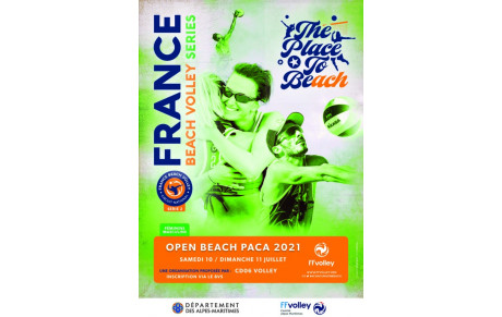 10 ET 11 JUILLET BEACH VOLLEY : OPEN DES ALPES MARITIMES 